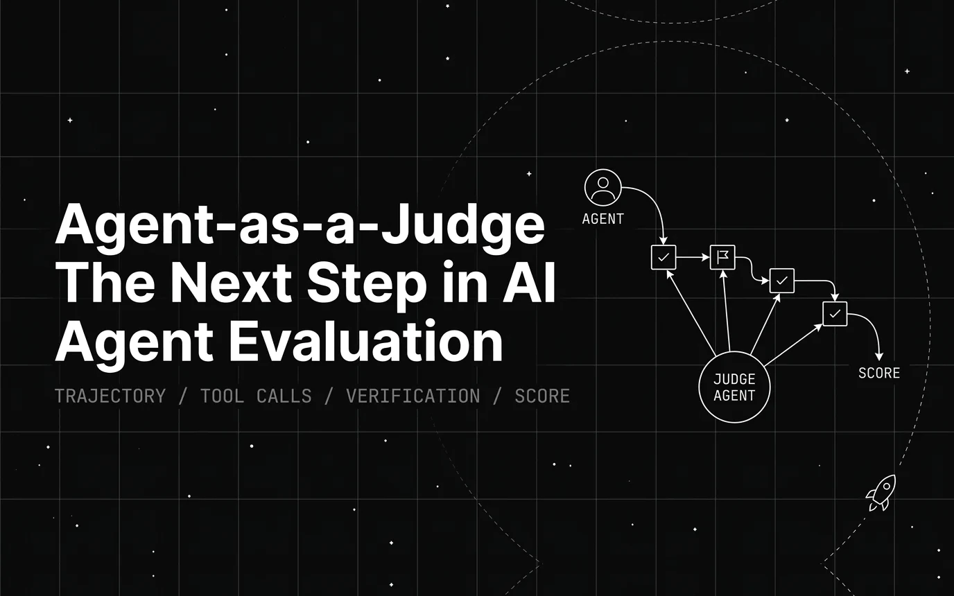 Agent-as-a-Judge: The Research, and When to Use It