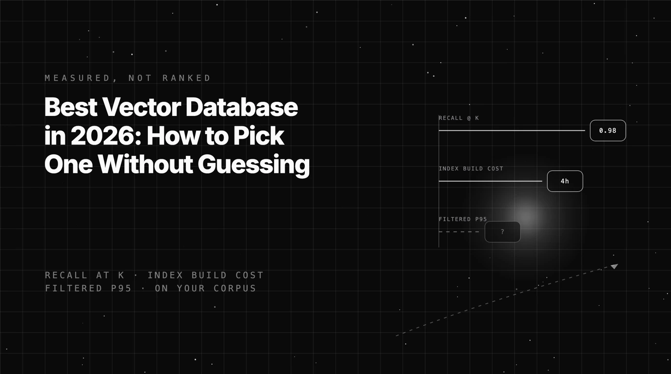 How to Benchmark a Vector Database in 2026: 3 Key Numbers