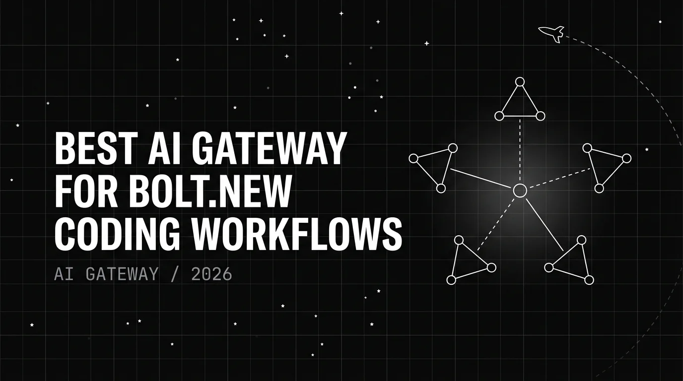 Editorial cover image for Best AI Gateway for Bolt.new Coding Workflows in 2026