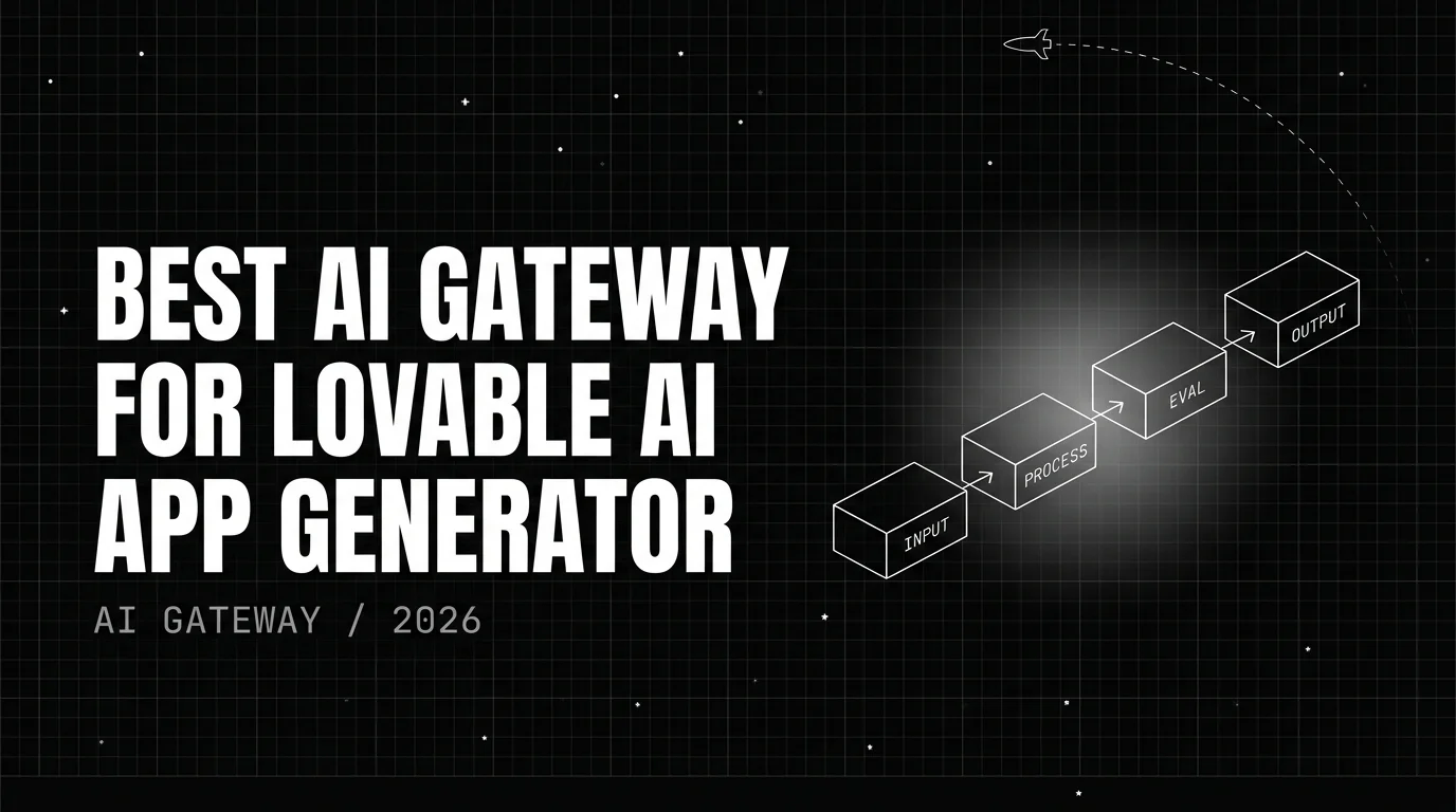 Editorial cover image for Best AI Gateway for Lovable AI App Generator in 2026
