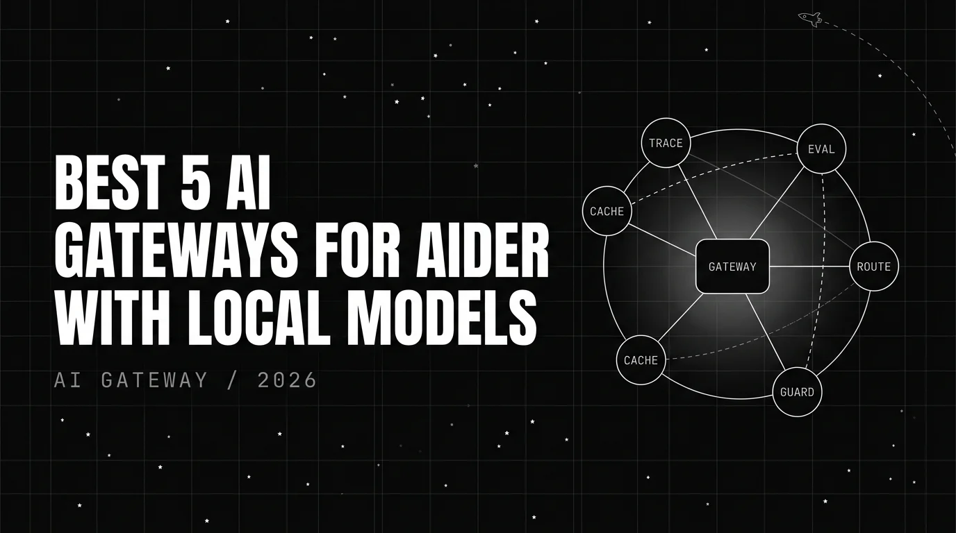 Editorial cover image for Best 5 AI Gateways for Aider with Local Models in 2026