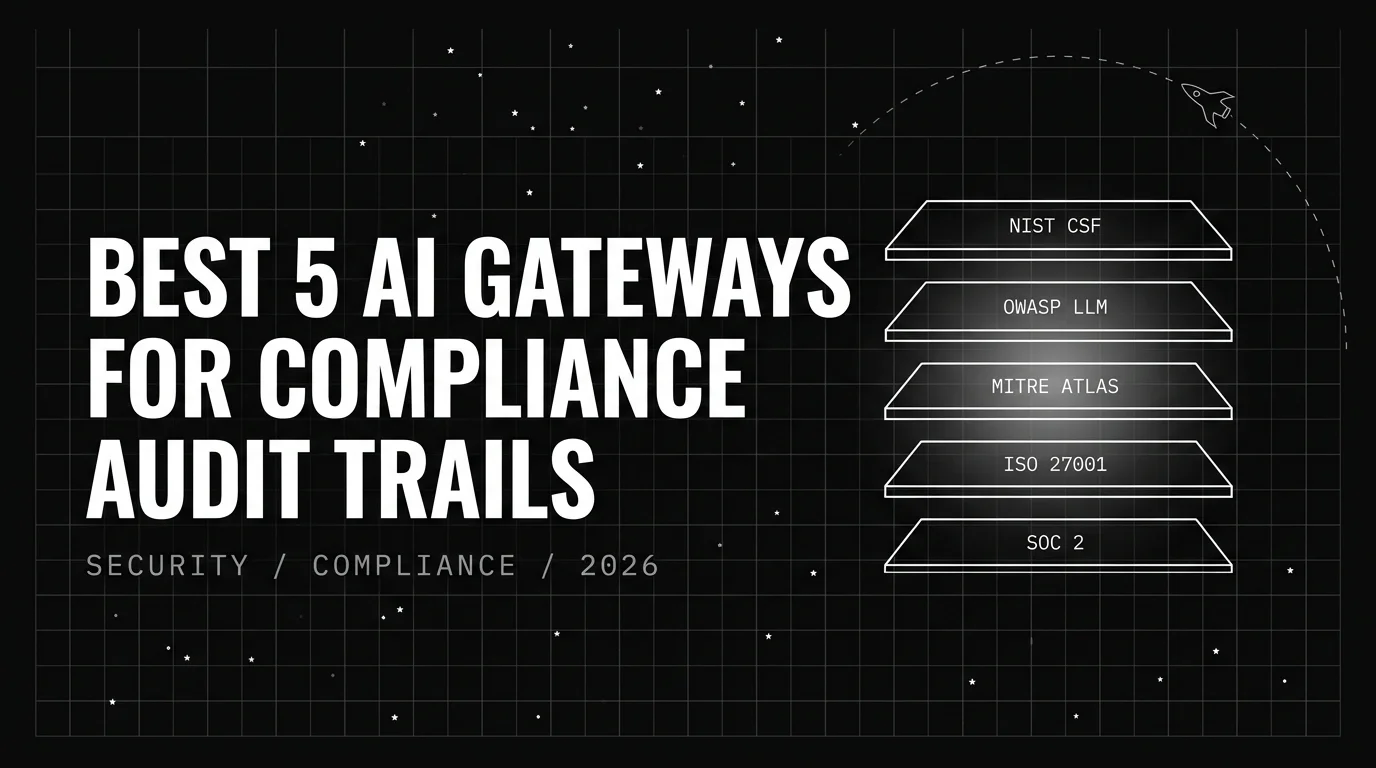 Editorial cover image for Best 5 AI Gateways for Compliance Audit Trails in 2026