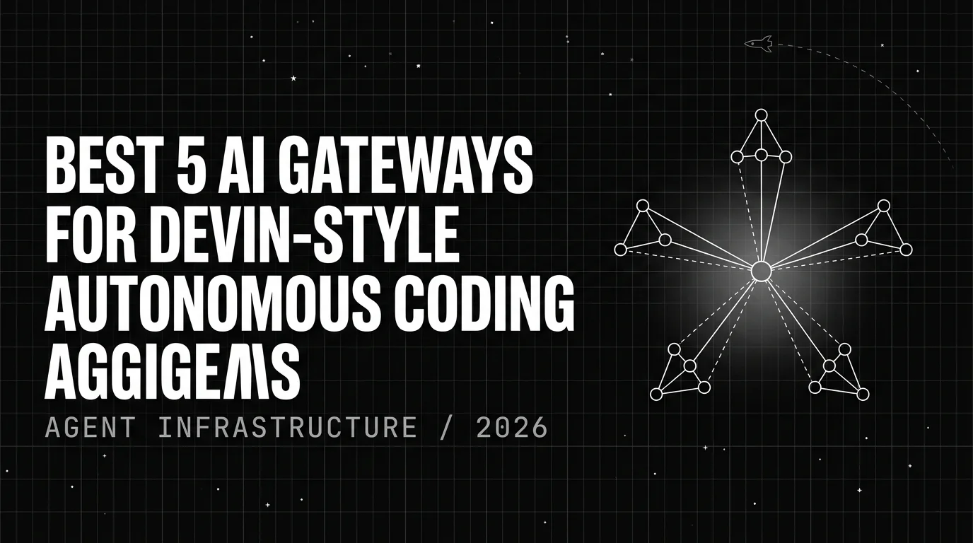 Editorial cover image for Best 5 AI Gateways for Devin-Style Autonomous Coding Agents in 2026