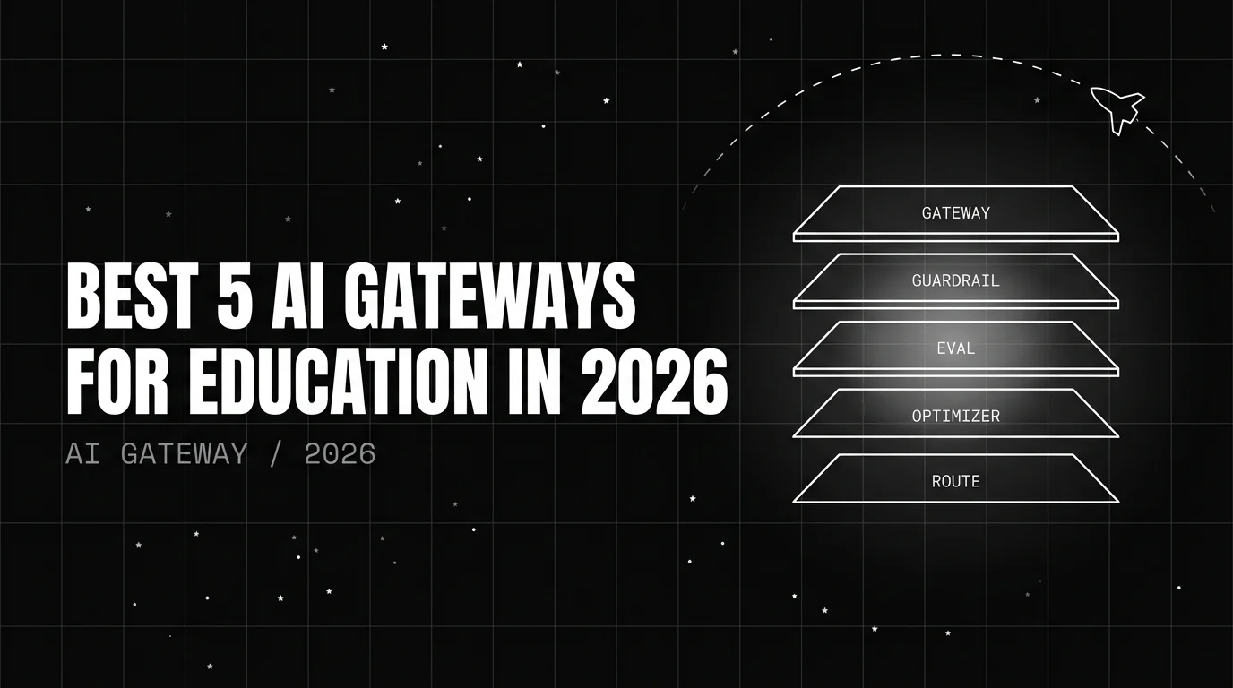 Editorial cover image for Best 5 AI Gateways for Education in 2026: FERPA-Compliant Student-Data Routing