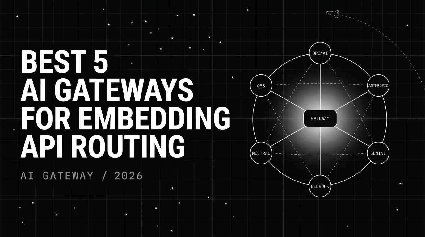 Best 5 AI Gateways for Embedding API Routing in 2026