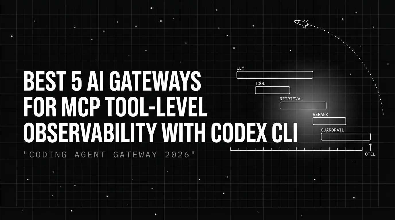 Best 5 AI Gateways for MCP Tool-Level Observability with Codex CLI in 2026
