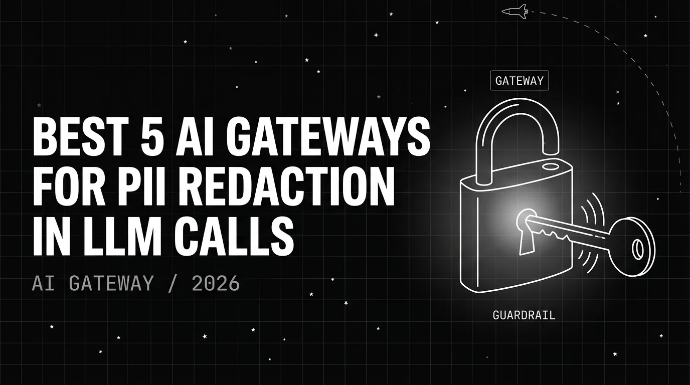 Editorial cover image for Best 5 AI Gateways for PII Redaction in LLM Calls in 2026