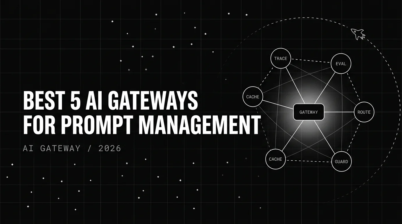 Editorial cover image for Best 5 AI Gateways for Prompt Management in 2026