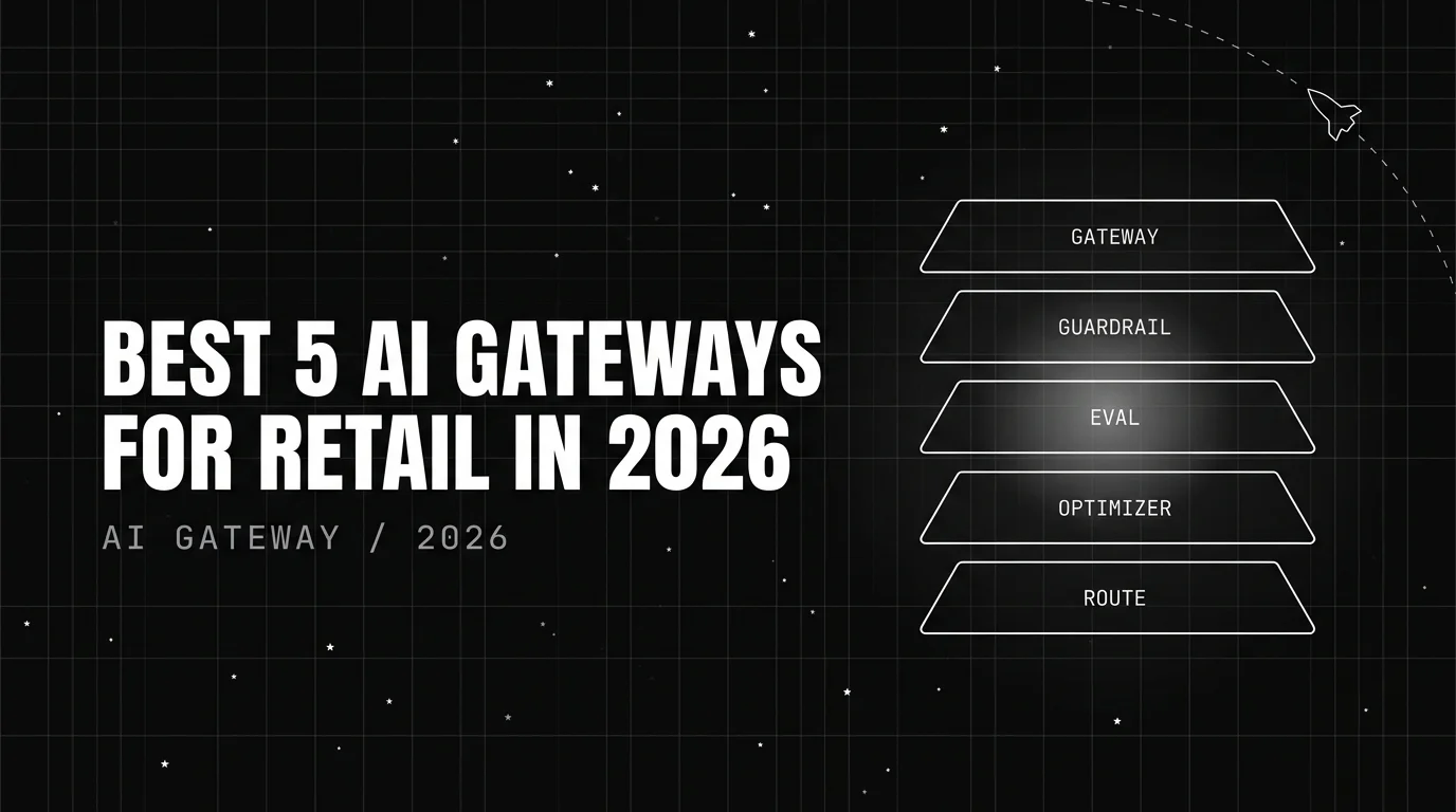 Editorial cover image for Best 5 AI Gateways for Retail in 2026: Personalization Routing With PII Redaction