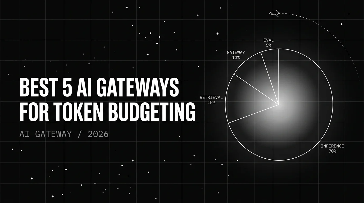 Editorial cover image for Best 5 AI Gateways for Token Budgeting in 2026