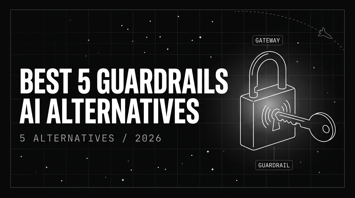 Editorial cover image for Best 5 Guardrails AI Alternatives in 2026