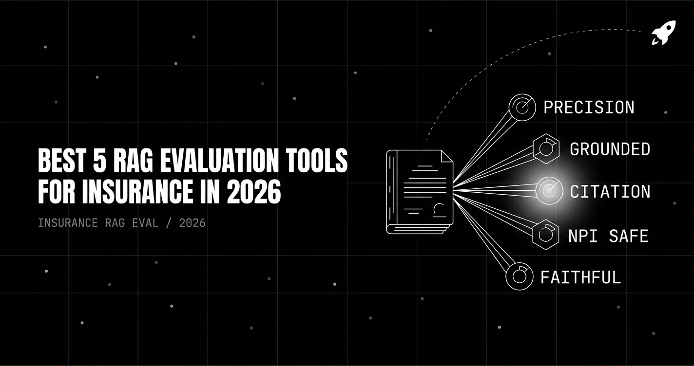 Best 5 RAG Evaluation Tools for Insurance AI Applications in 2026