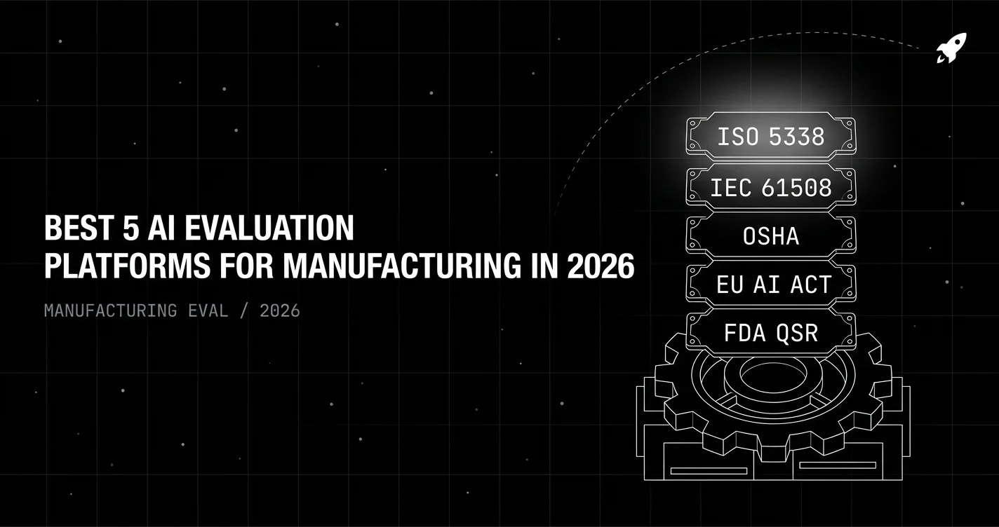 Best 5 AI Evaluation Tools for Manufacturing AI Applications in 2026