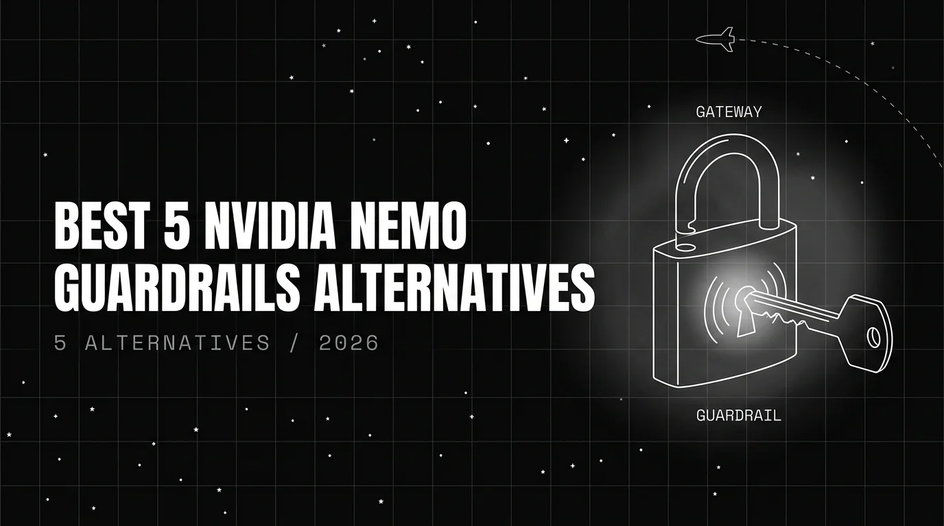 Editorial cover image for Best 5 NVIDIA NeMo Guardrails Alternatives in 2026