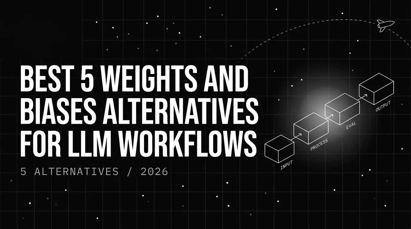 Editorial cover image for Best 5 Weights and Biases Alternatives for LLM Workflows in 2026