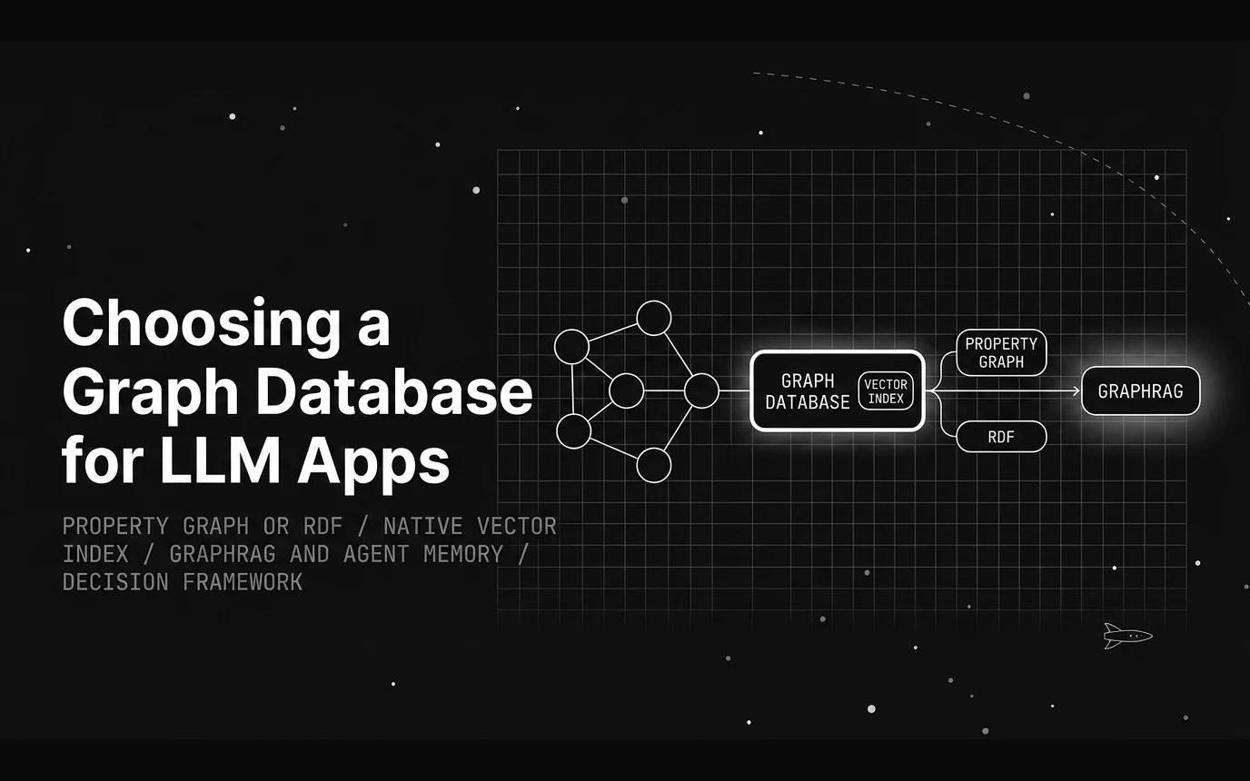 How to Choose a Graph Database for LLM Applications