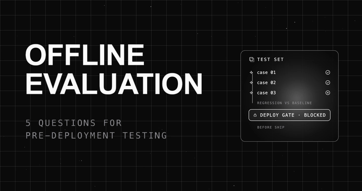 Choosing the Right Offline Evaluation Tool for Pre-Deployment Testing: 5 Questions to Ask