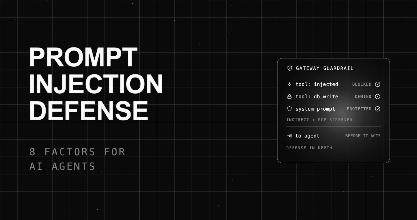 Choosing the Right Prompt Injection Defense Tool for AI Agents: 8 Factors to Compare