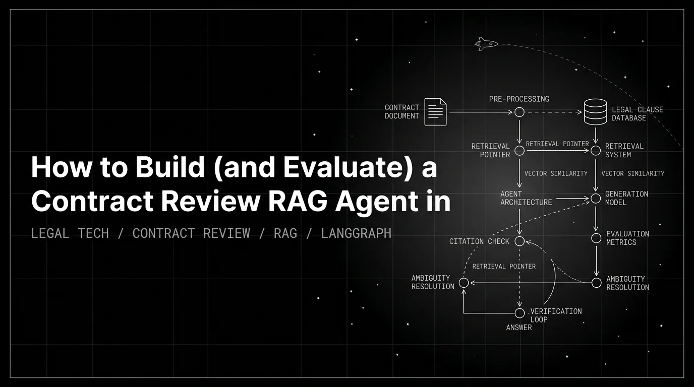 How to Build (and Evaluate) a Contract Review RAG Agent in 2026