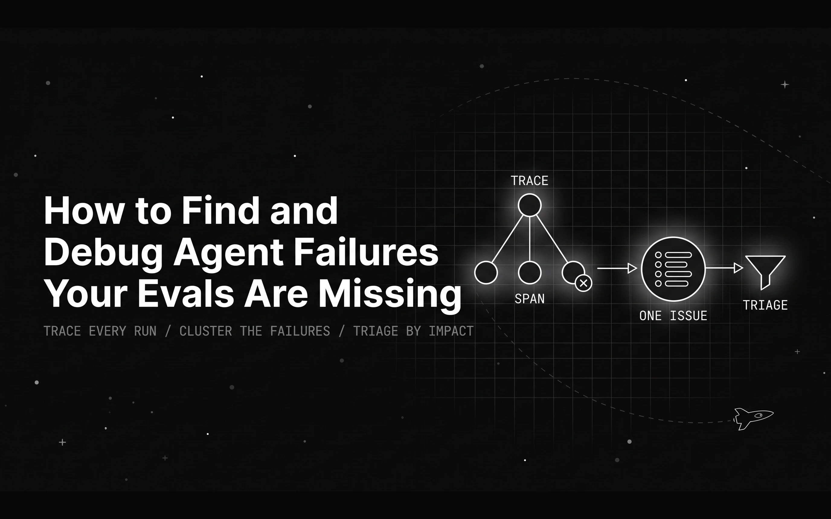 How to find and debug agent failures your evals are missing