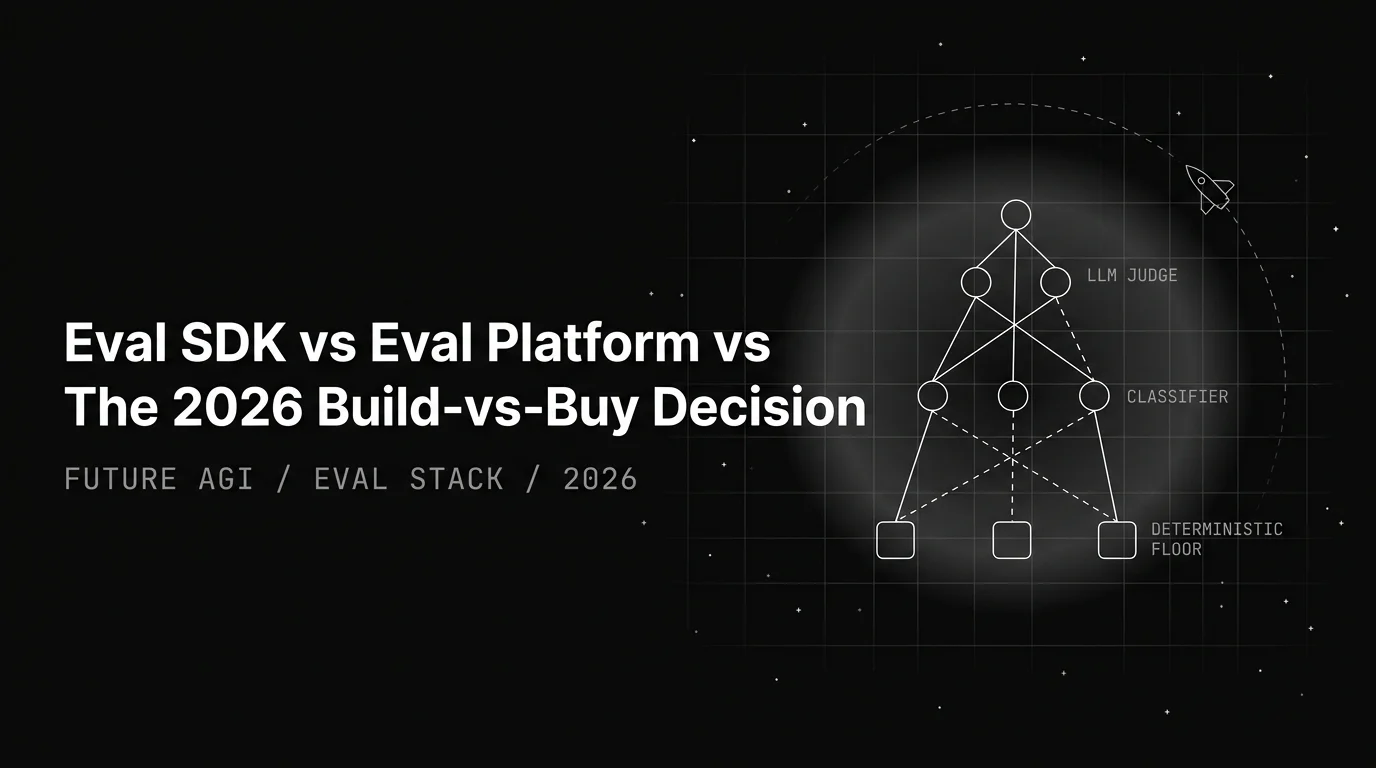 Eval SDK vs eval platform vs build cover for 2026 decision framework
