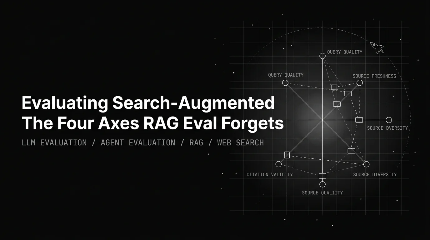 Evaluating Search-Augmented Agents in 2026