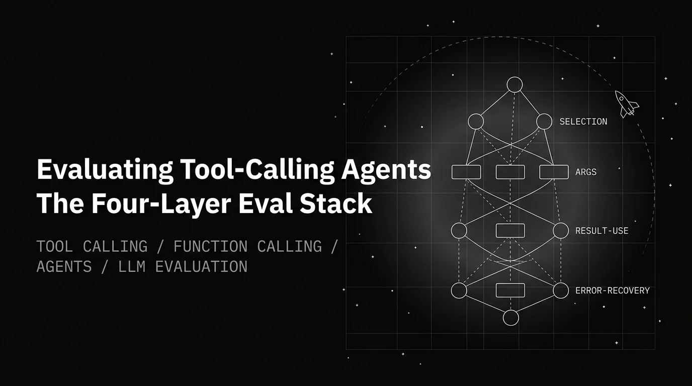 Editorial cover image for Evaluating Tool-Calling Agents (2026)
