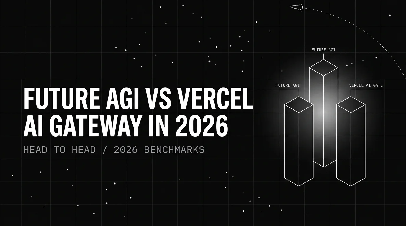 Editorial cover image for Future AGI vs Vercel AI Gateway in 2026: Self-Improving Runtime vs Framework-Native Proxy