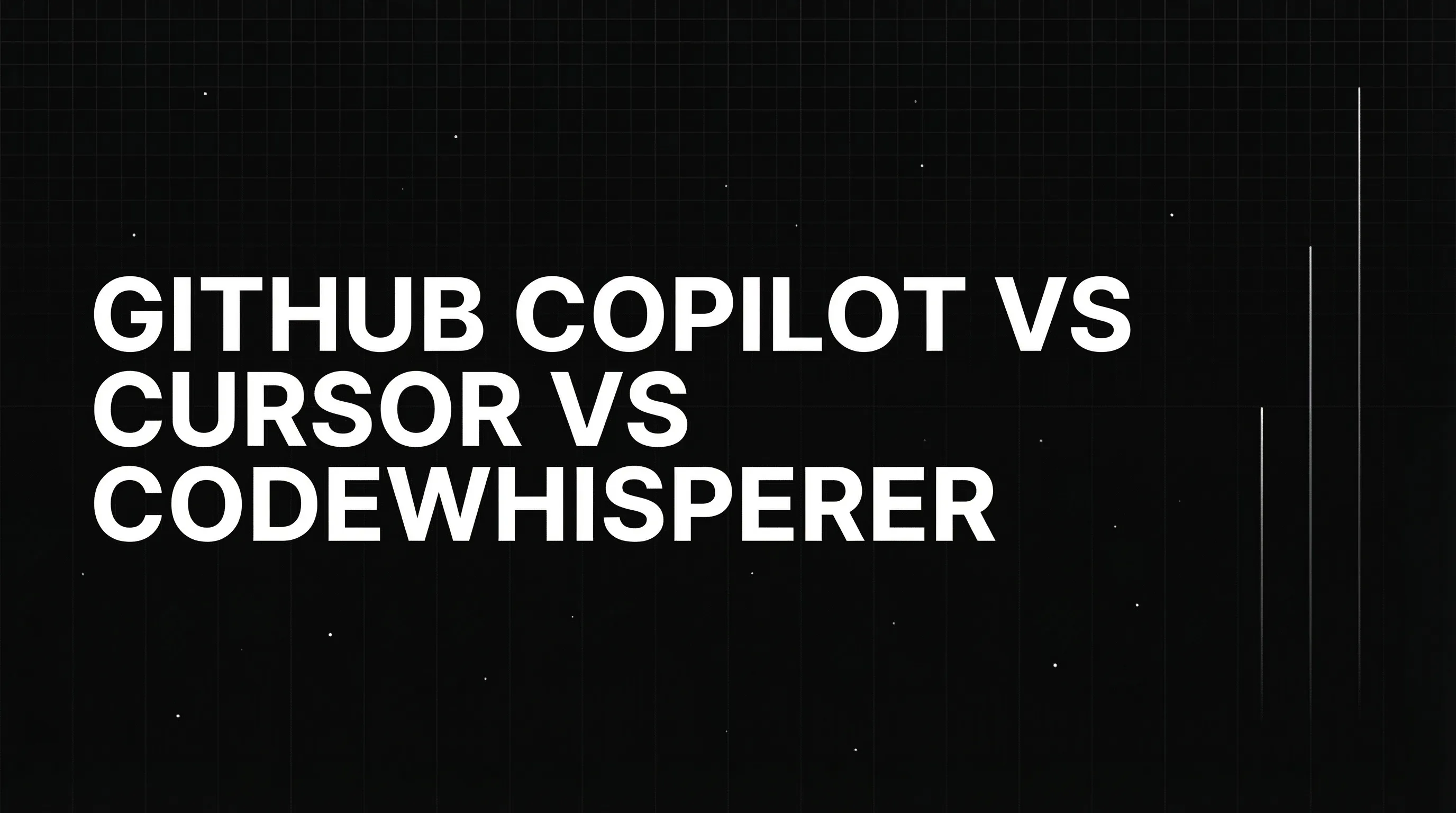 GitHub Copilot vs Cursor vs CodeWhisperer: Best AI Coding Assistant 2025