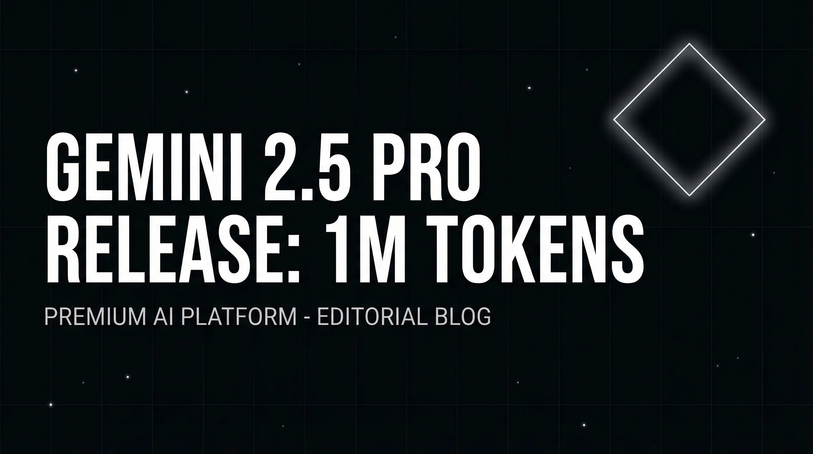 Gemini 2.5 Pro Release: 1M Tokens, MCP, Is the Hype Justified?