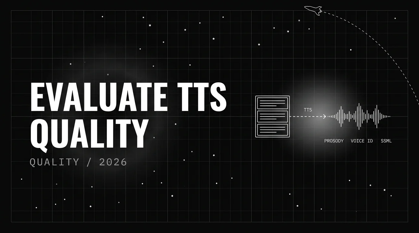 How to Evaluate TTS Quality for Voice AI in 2026: SSML + MOS + Rubrics