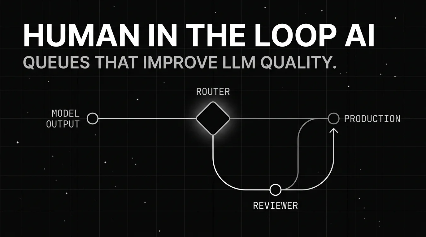Human in the Loop AI: Designing Review Queues That Improve LLM Quality