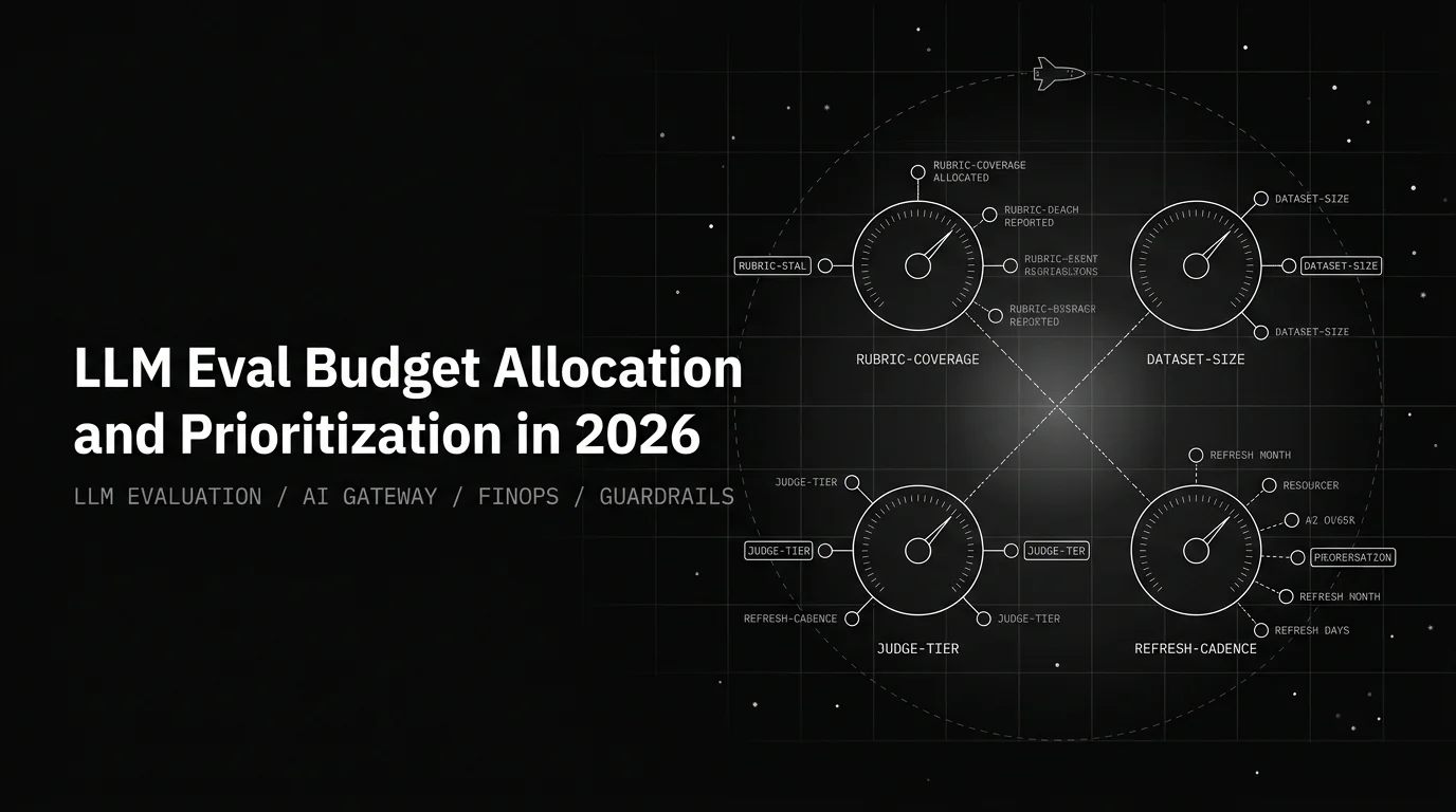 LLM Eval Budget Allocation and Prioritization in 2026