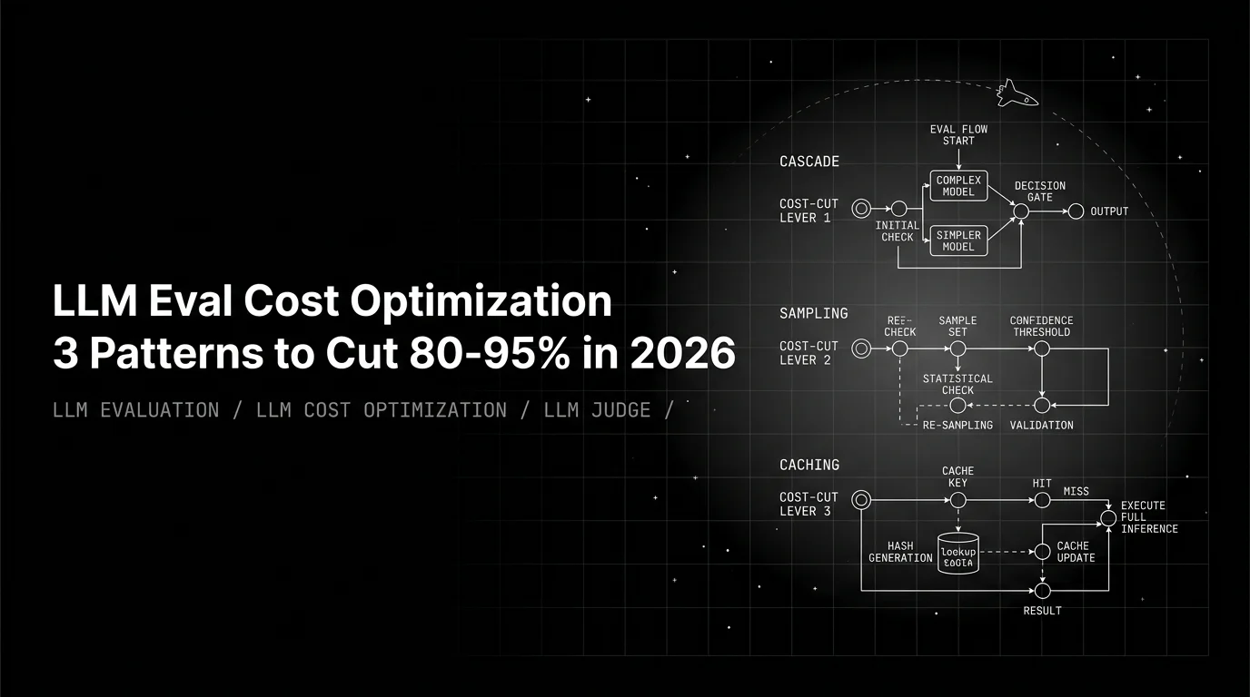 Editorial cover image for LLM Eval Cost Optimization 2026