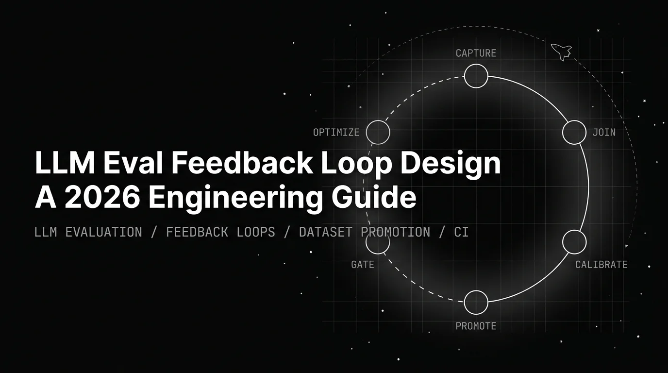 Editorial cover image for LLM Eval Feedback Loop Design: A 2026 Engineering Guide