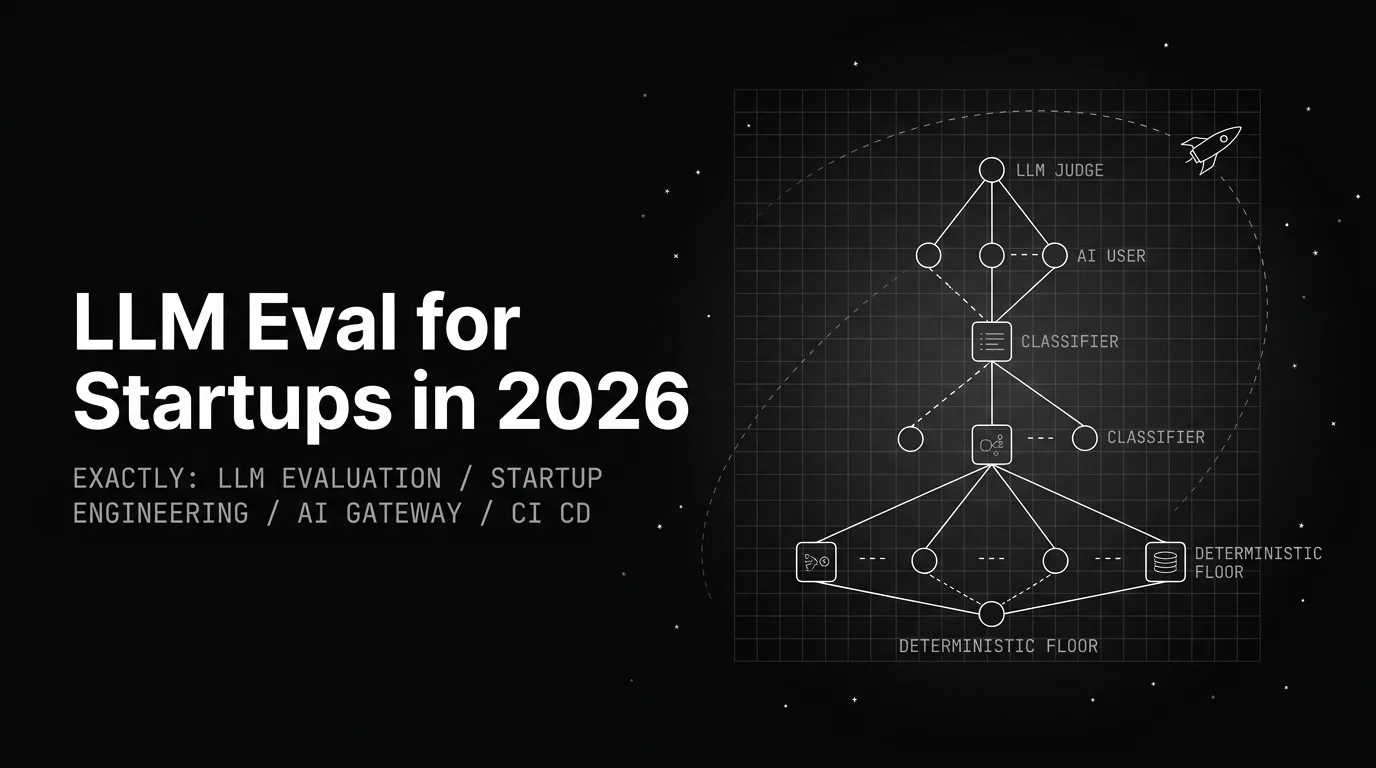 LLM Eval for Startups in 2026: A Lean Quality Discipline