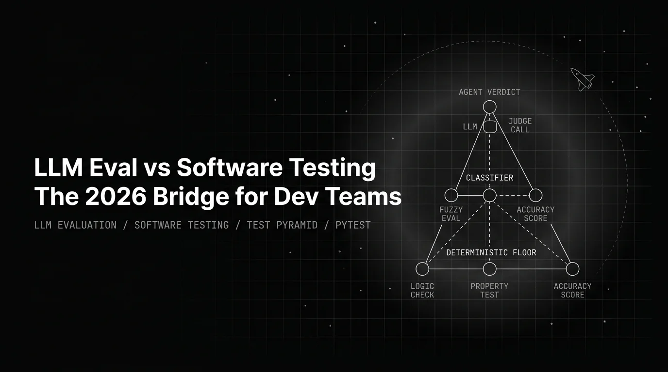 LLM Eval vs Software Testing: The 2026 Bridge for Dev Teams