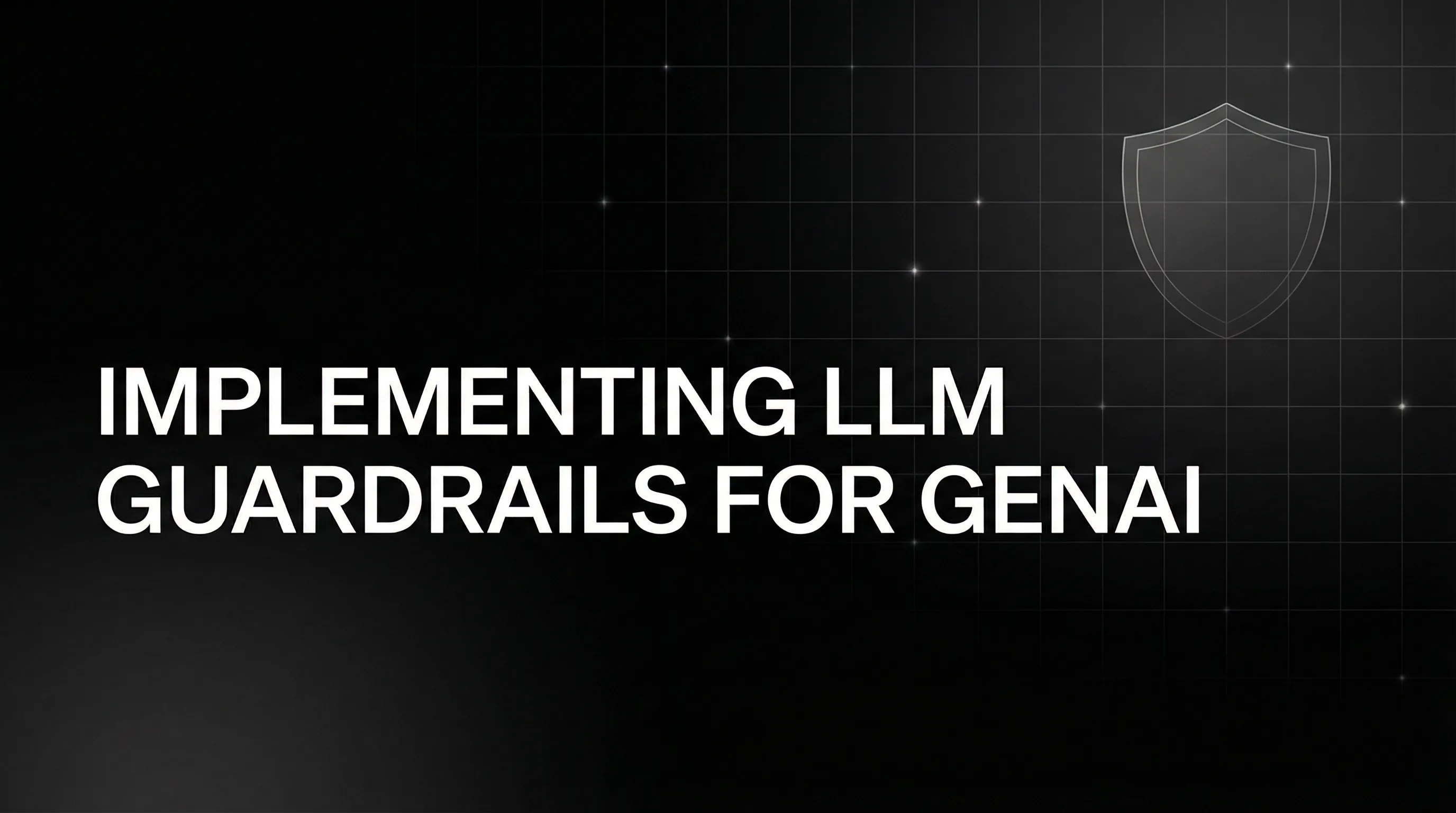 Implementing LLM Guardrails for GenAI using Future AGI