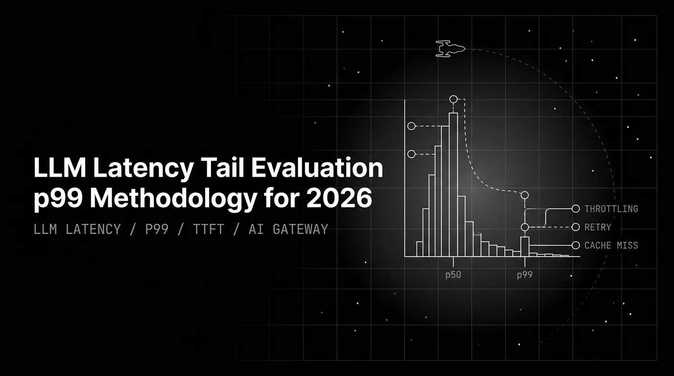 Editorial cover image for LLM Latency Tail Evaluation: p99 Methodology for 2026