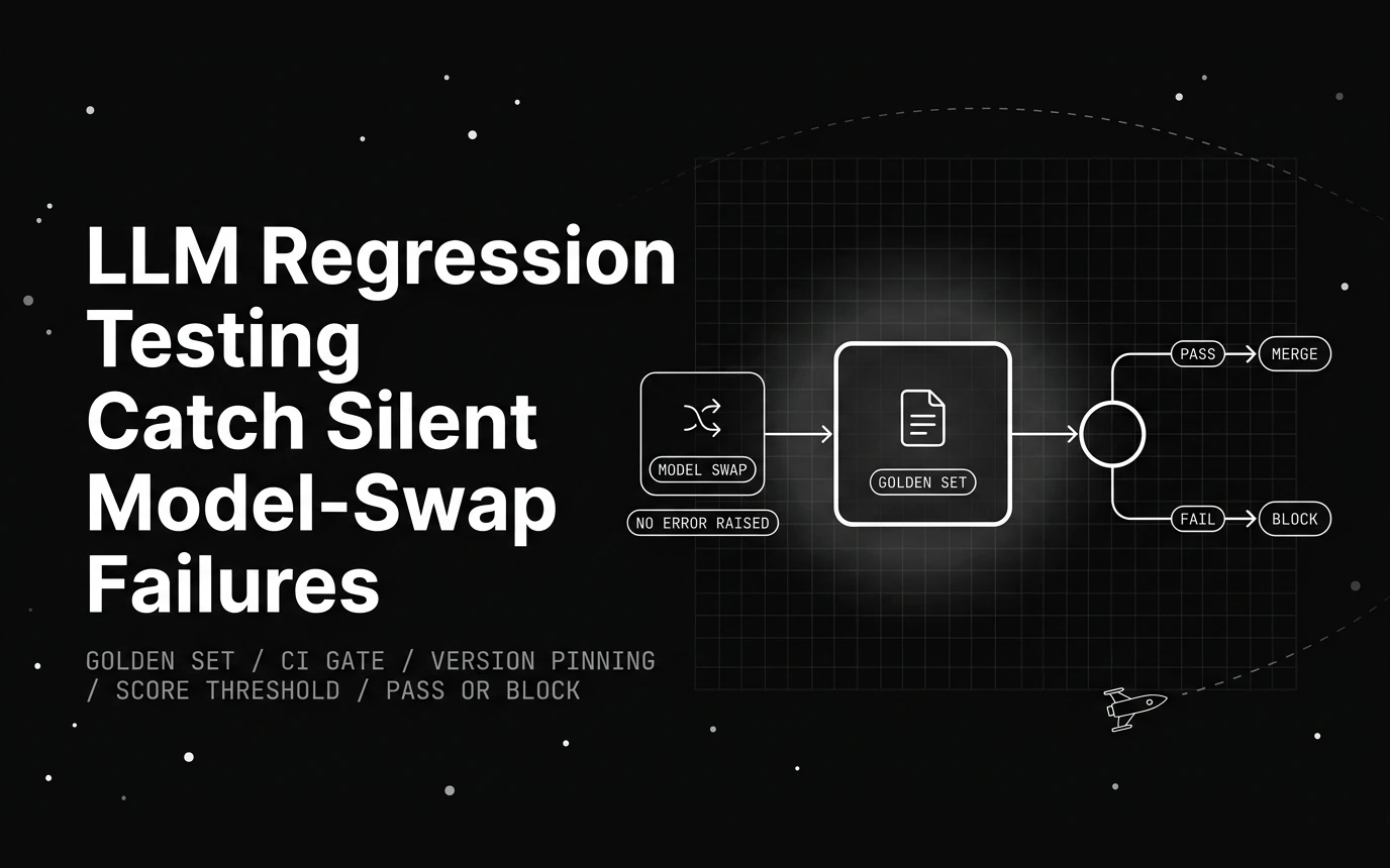 LLM Regression Testing: Catch Silent Model-Swap Failures