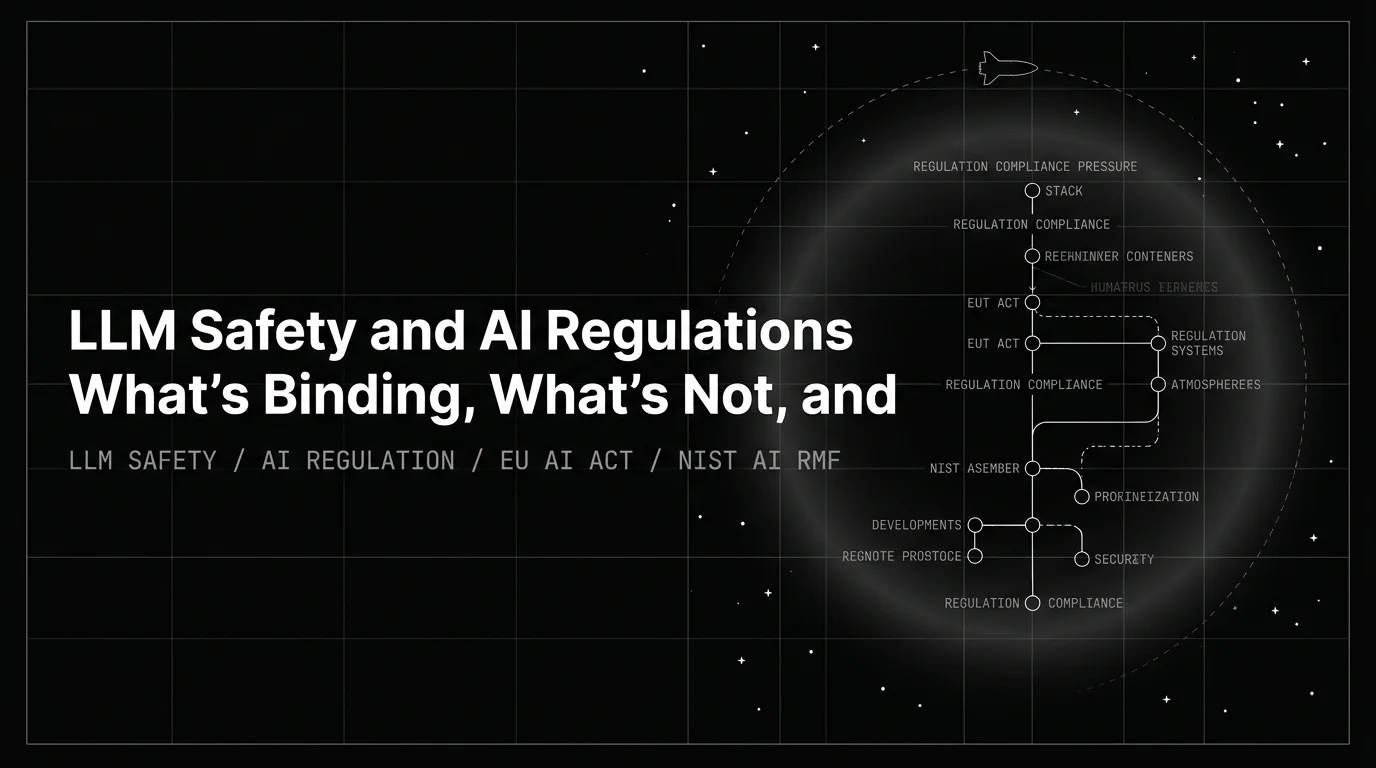 Editorial cover image for LLM Safety and AI Regulations (2026)