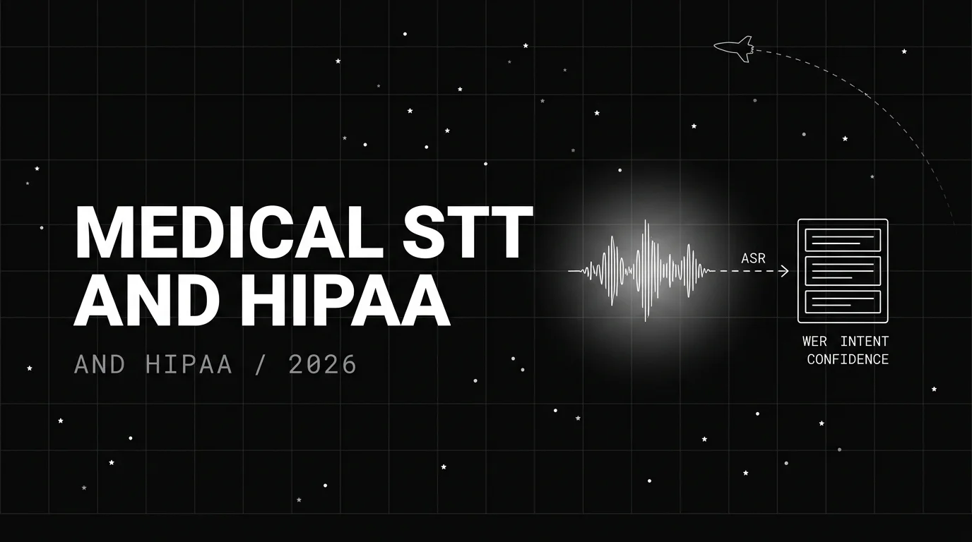 Medical and Healthcare STT in 2026: Accent, Jargon, HIPAA