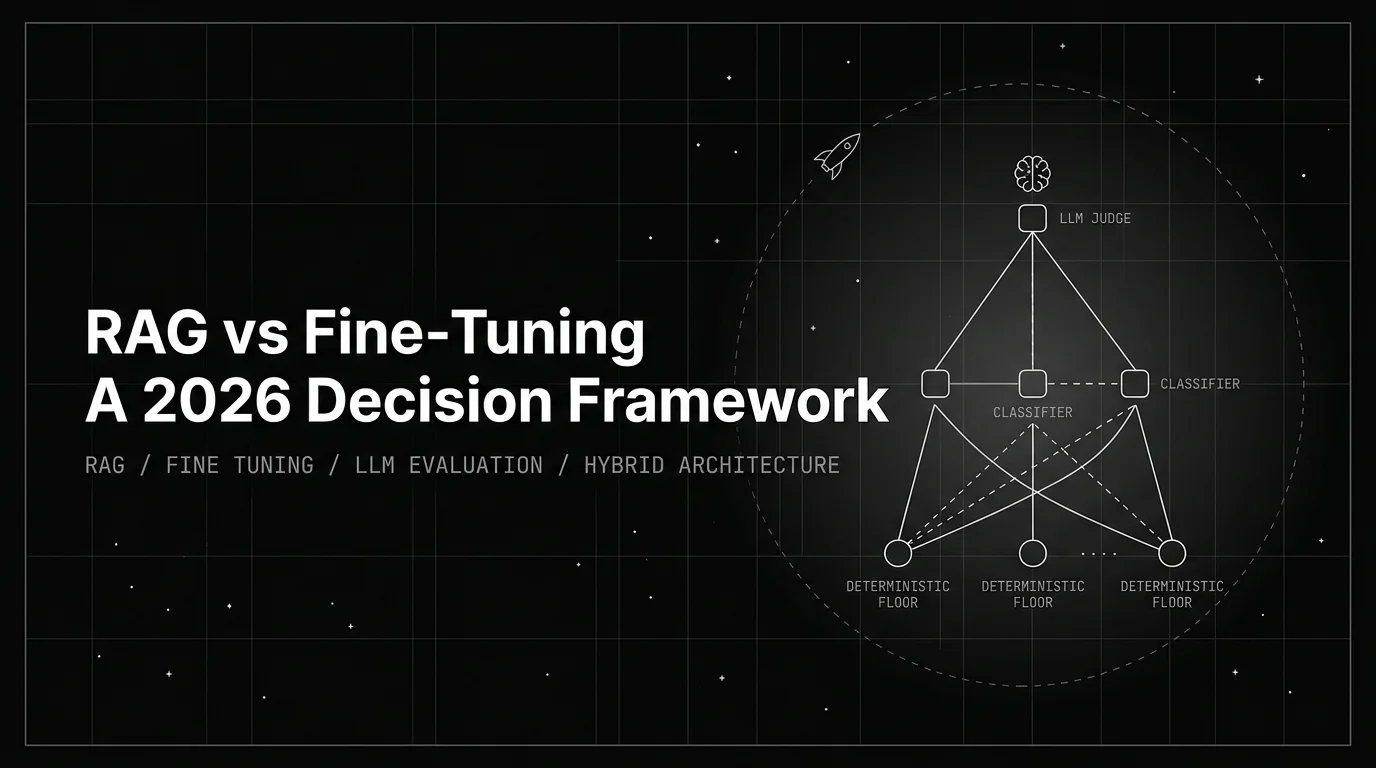 RAG vs Fine-Tuning: A 2026 Decision Framework