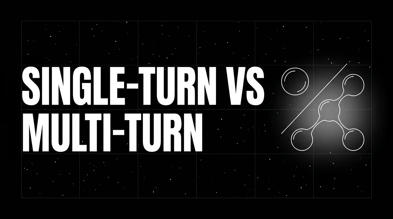 Single-Turn vs Multi-Turn Evaluation in 2026: A Practical Split