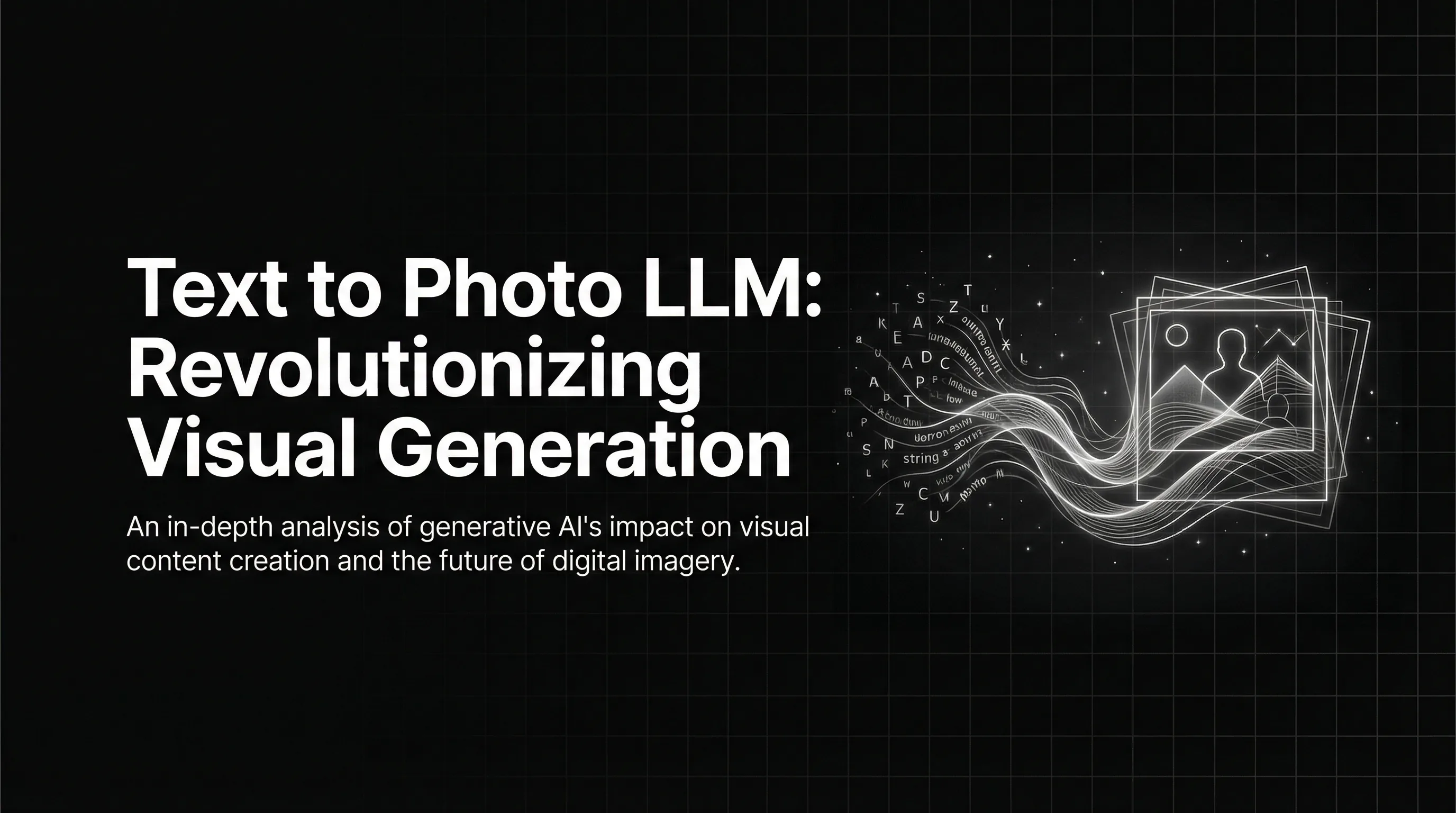 Text to Photo LLM: Revolutionizing Visual Generation with AI