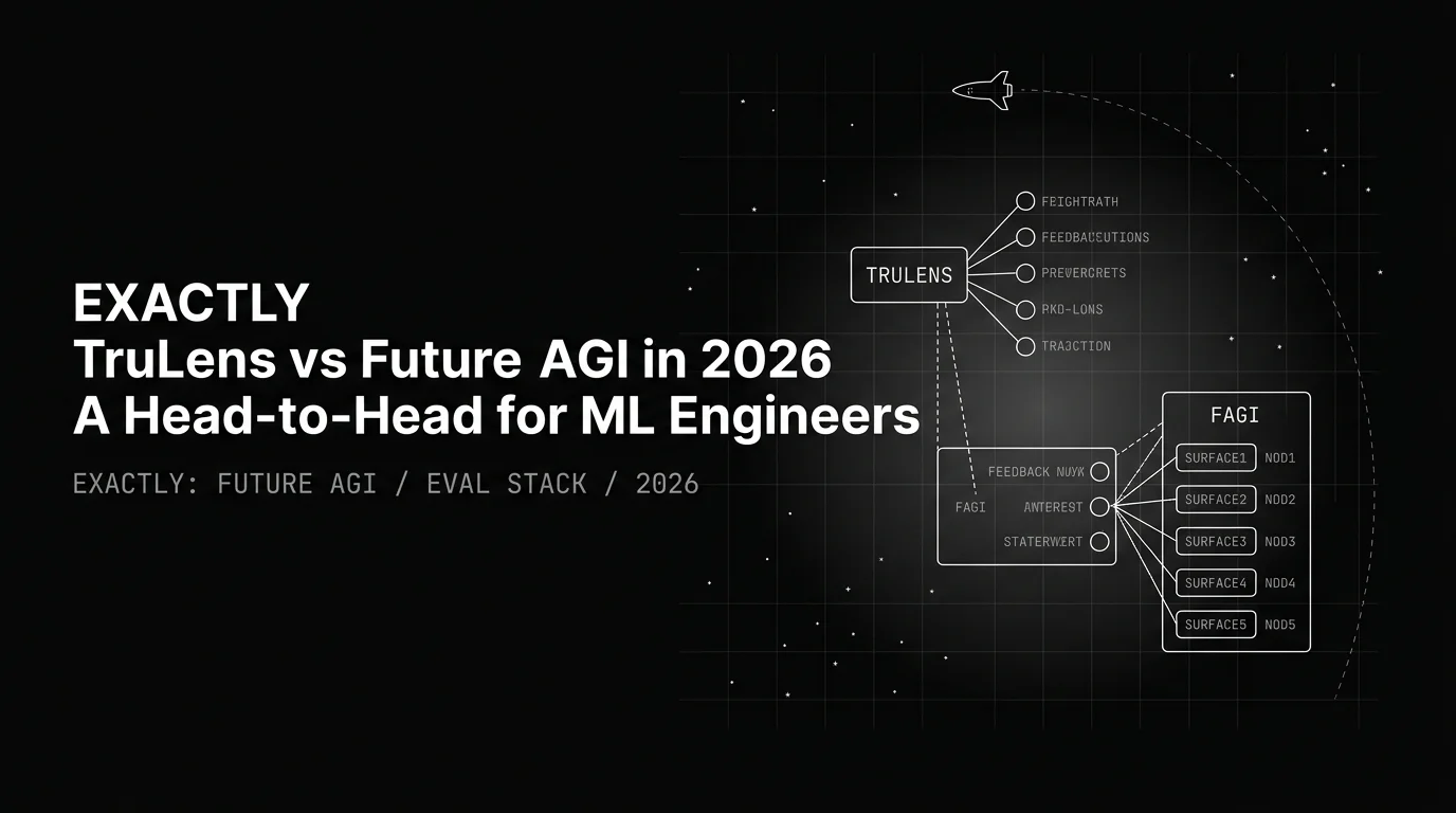 Editorial cover image for TruLens vs Future AGI in 2026: Feedback Functions vs Closed-Loop Eval Stack