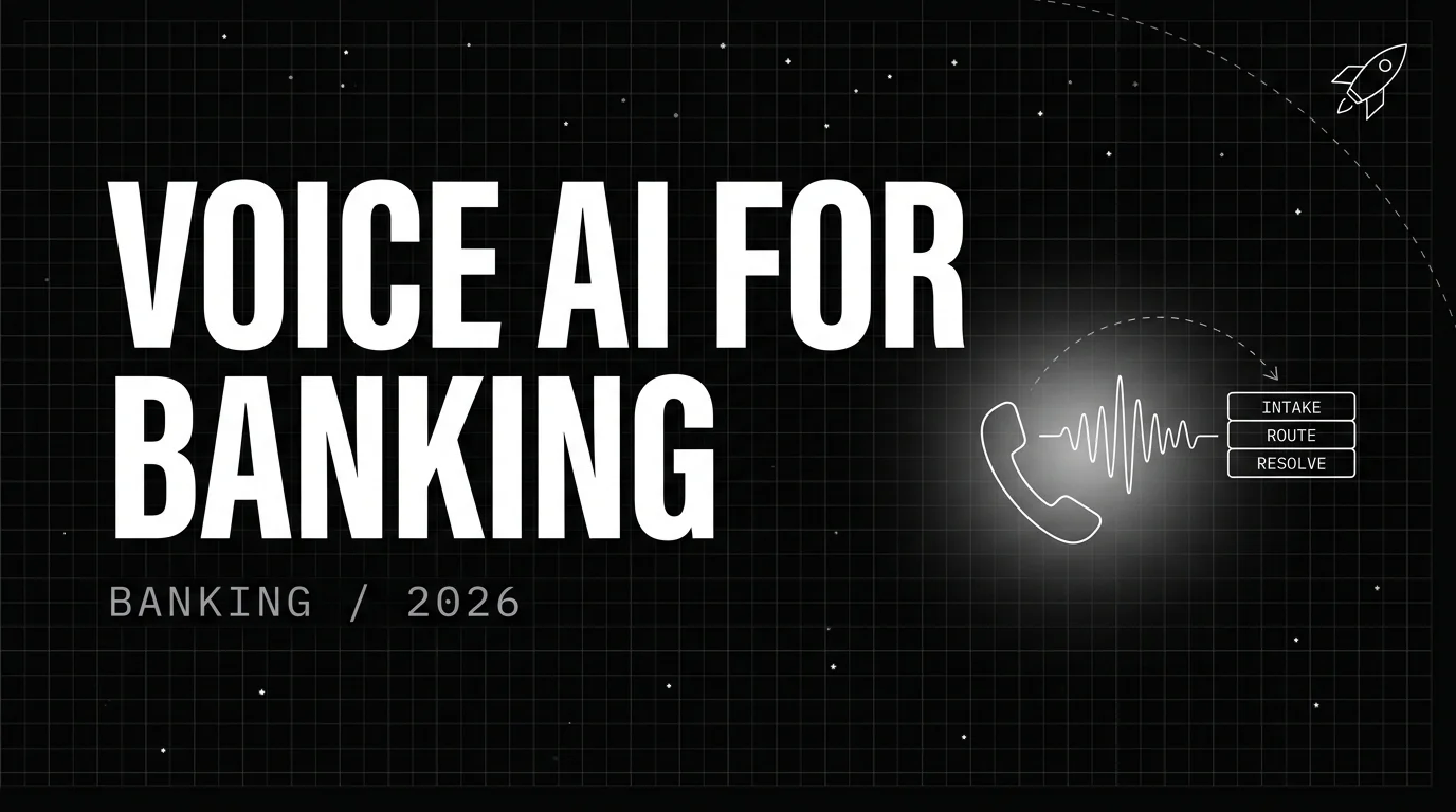 Editorial cover image for Voice AI for Banking and Financial Services in 2026