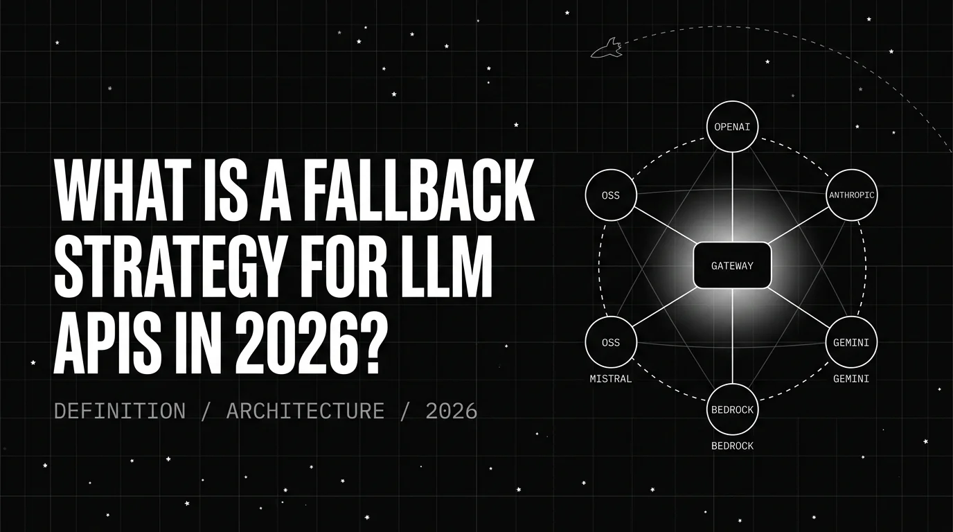 Editorial cover image for What Is a Fallback Strategy for LLM APIs in 2026?