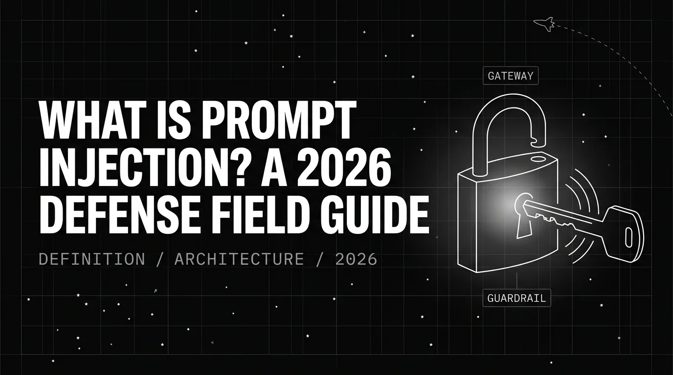 Editorial cover image for What Is Prompt Injection? A 2026 Defense Field Guide
