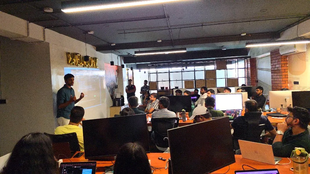 Attendees at a Future AGI community workshop.